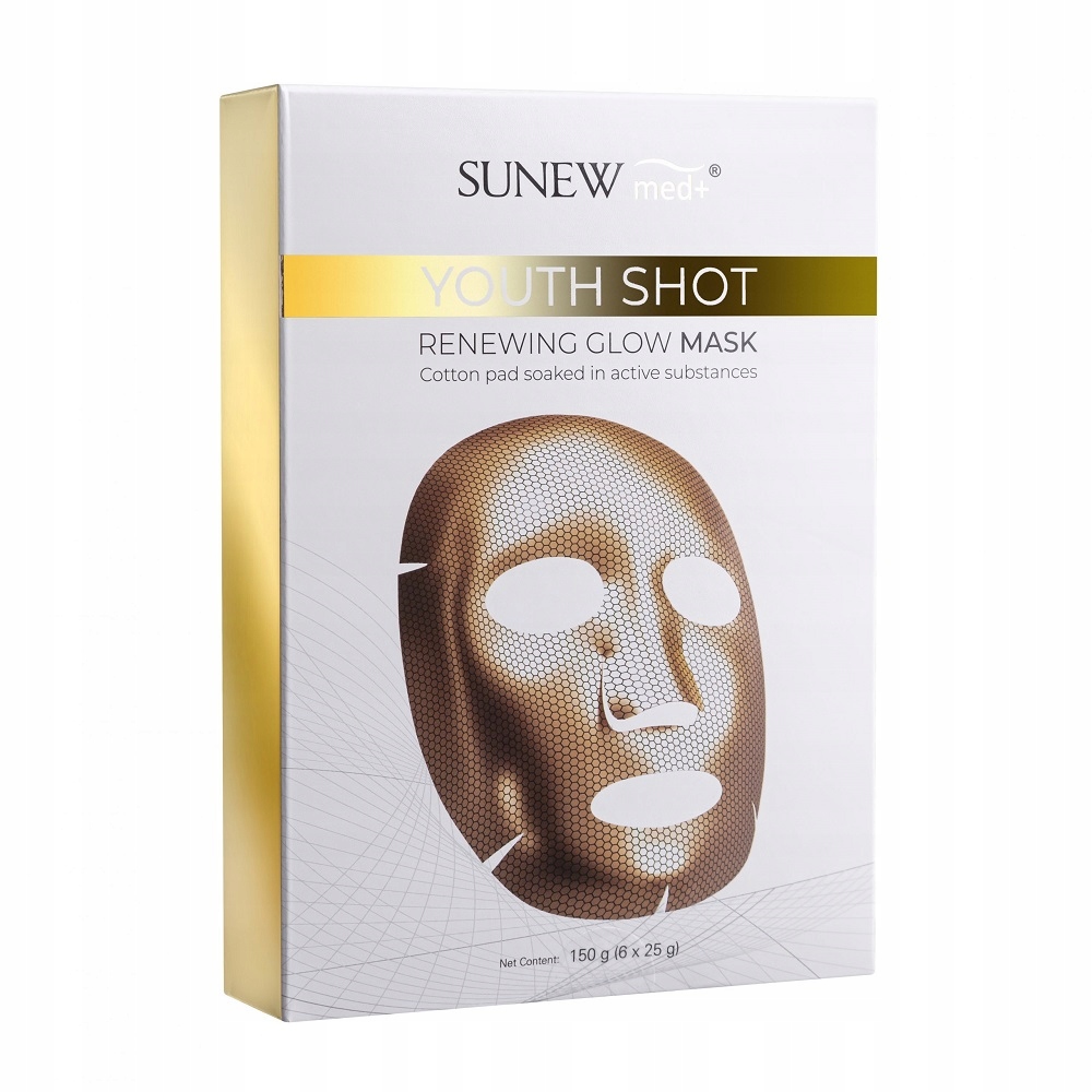 SunewMed+ Rozjasňující plátýnková maska, 6x25g