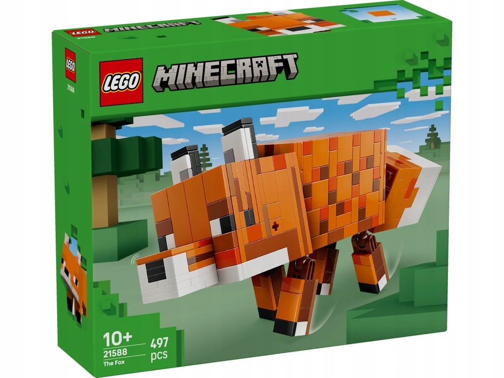 Lego 21588 Minecraft Liška