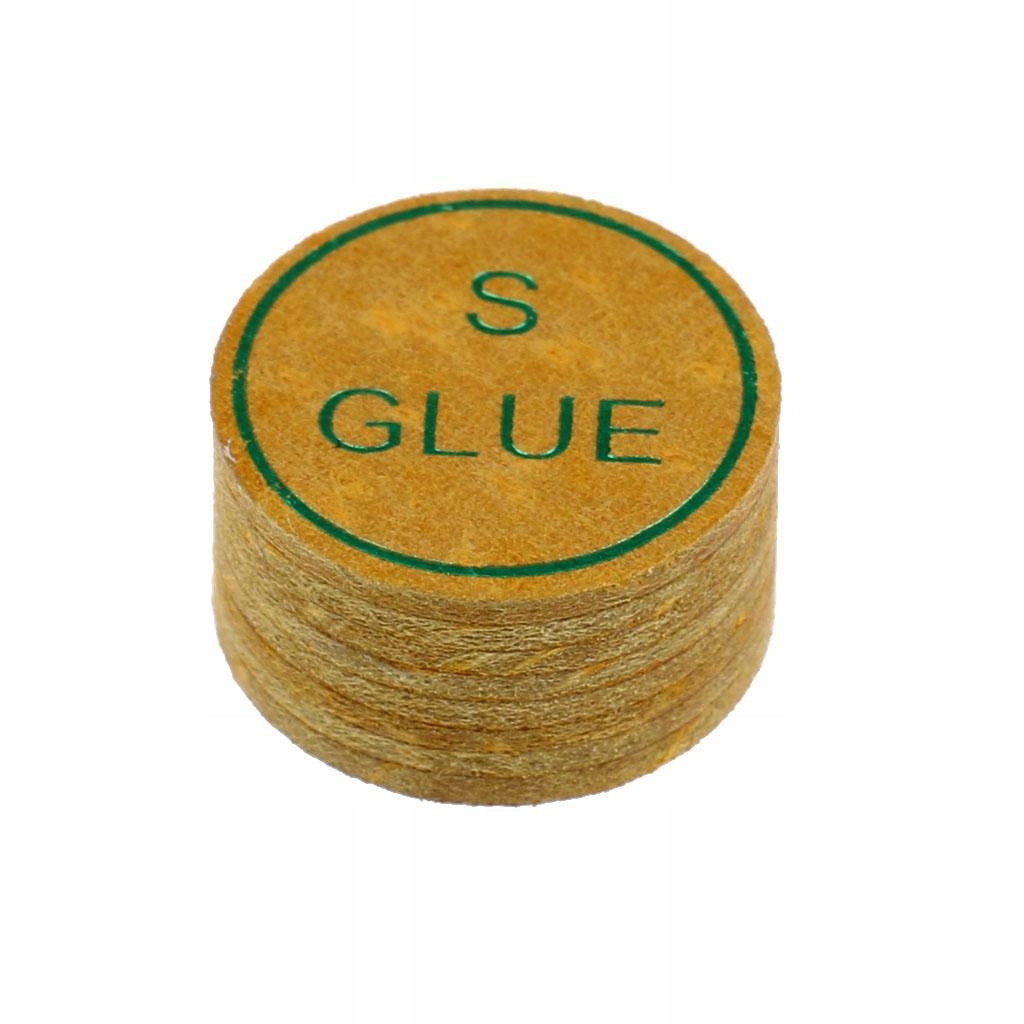 High Quality Artificial Pigskin Pool Cue Tips Yellow 13mm Soft Waga 6 g