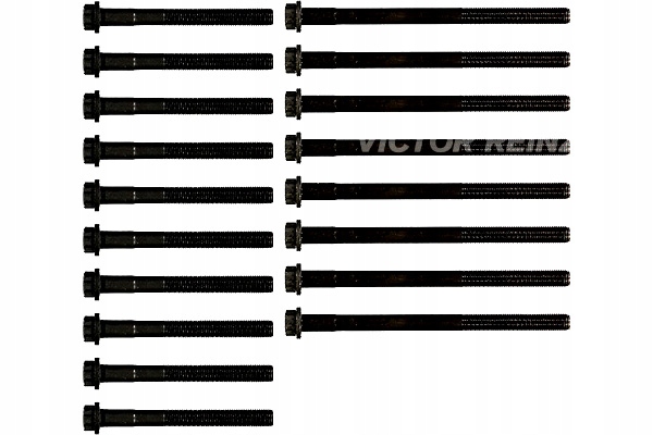 ZESTAW ŚRUB GŁOWICY CYLINDRÓW TOYOTA AVENSIS AVENSIS VERSO COROLLA Producent części Victor Reinz