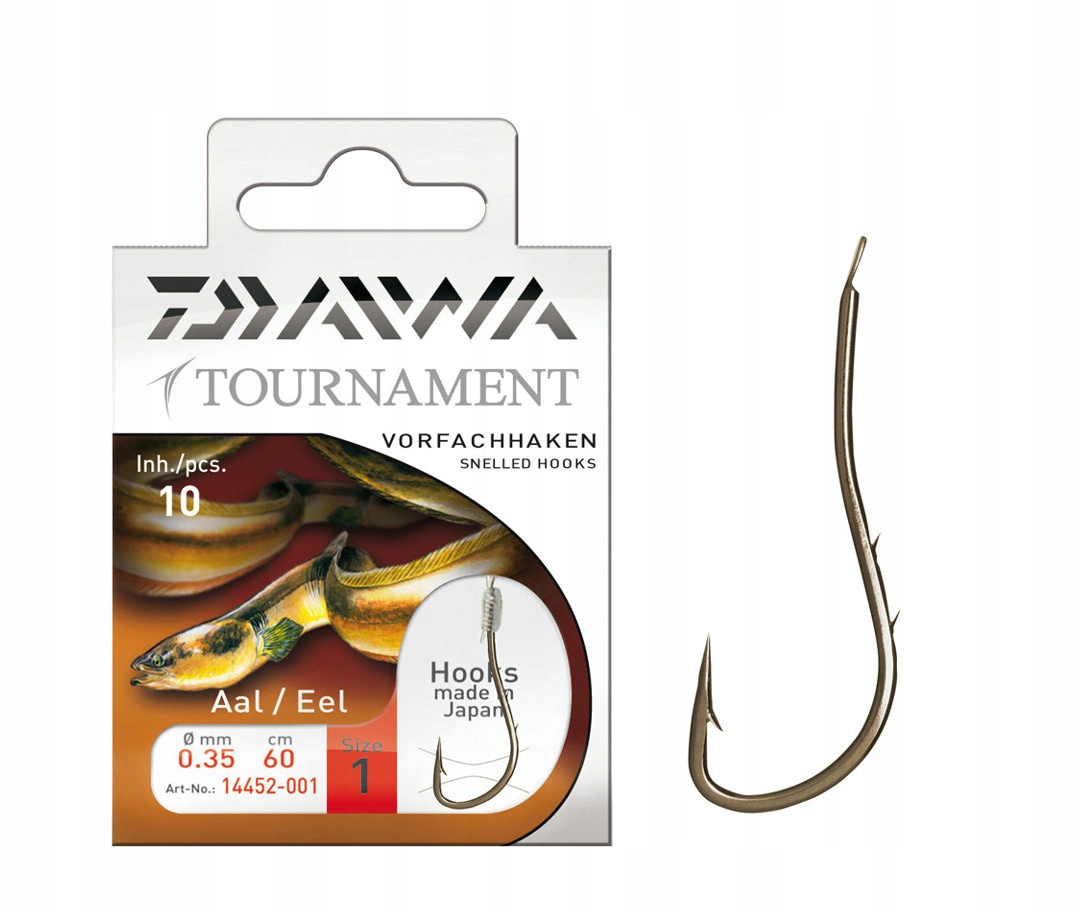 Haki Z Przyponem Daiwa Tournament Cz.robak NR.8
