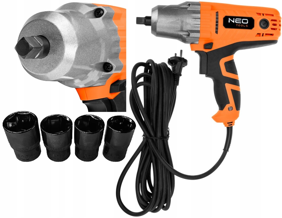 Rázový Uťahovák 450 W, 350 Nm 230V 04-719 Neo