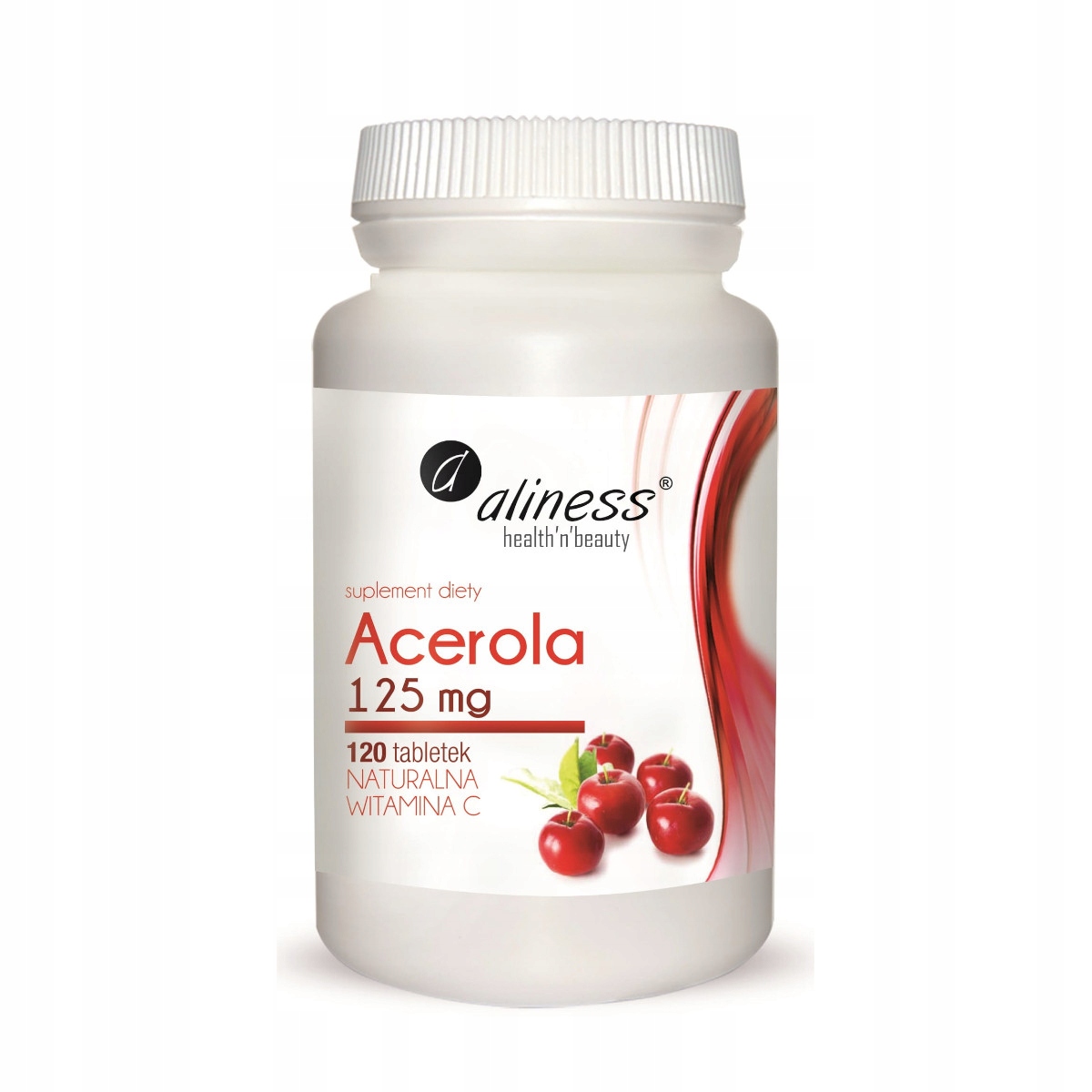 

Acerola 125mg 120 tabletek Aliness witamina C