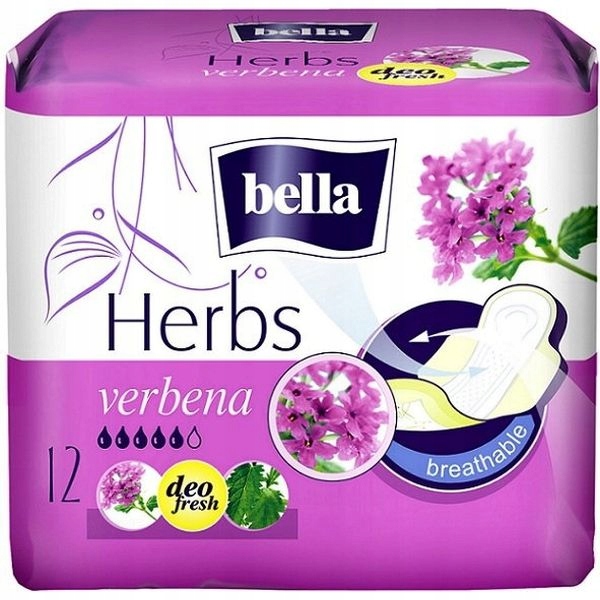 

Podpaski Bella Herbs Z Werbeną 12SZT.