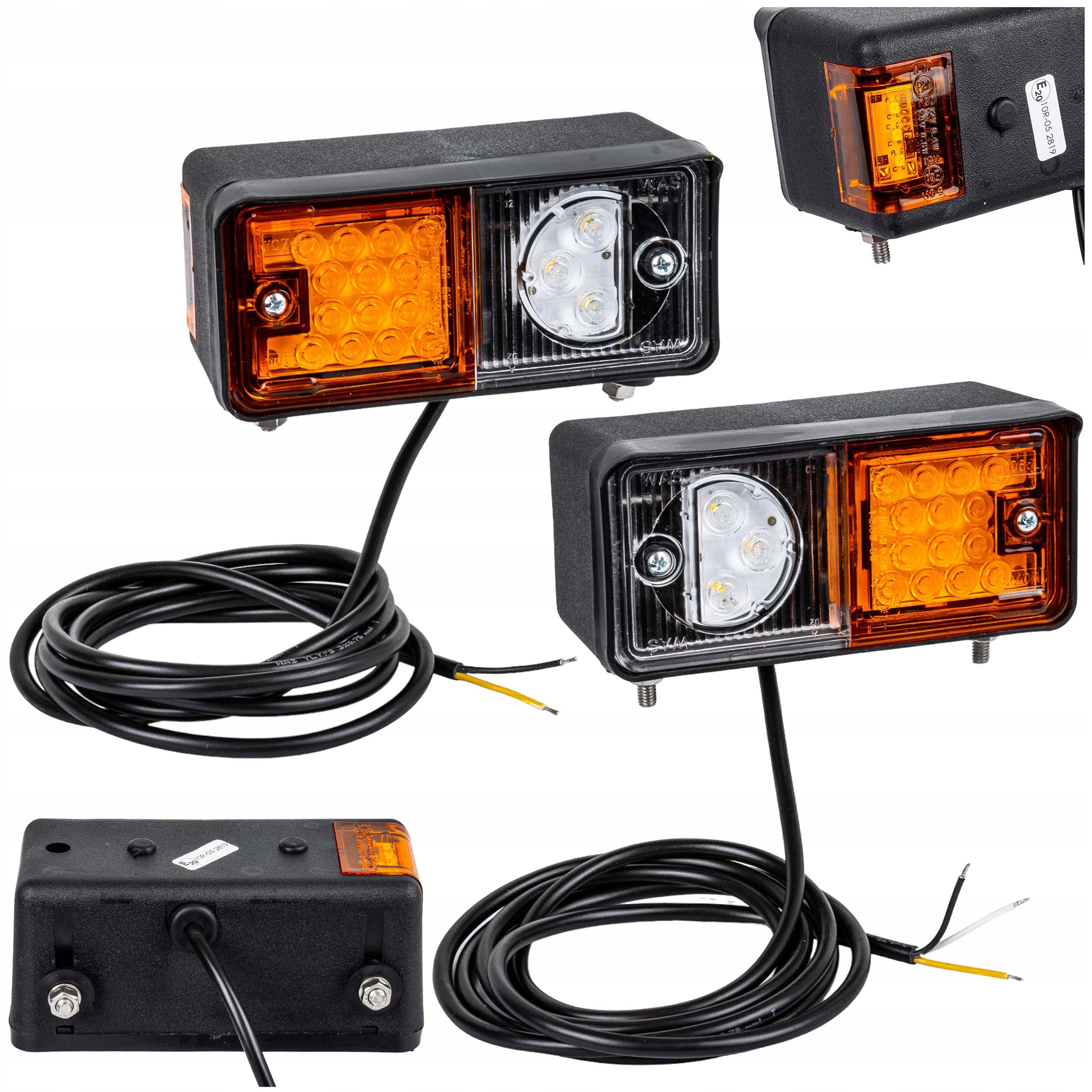 Lampa kierunkowskazu LED URSUS C-360 na błotnik zestaw lewa + prawa