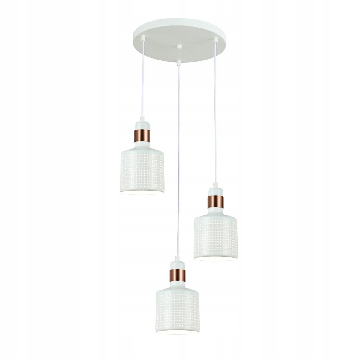 Lustr Italux Restenza moderní bílý 3xE27 40W nastavitelný