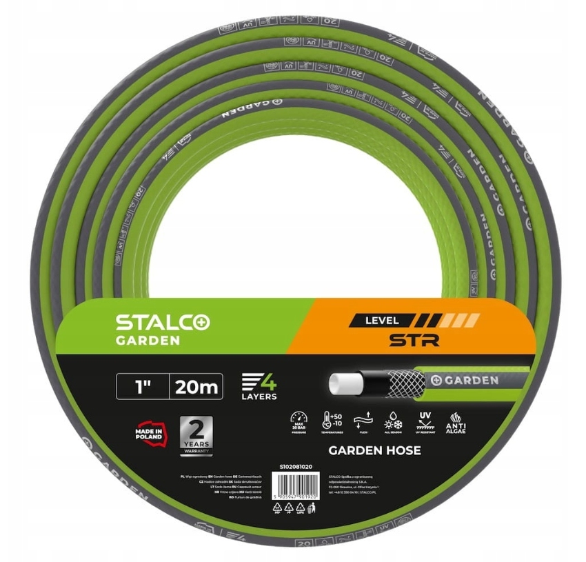 Hadice Stalco Garden Str 1” 20 m S102081020