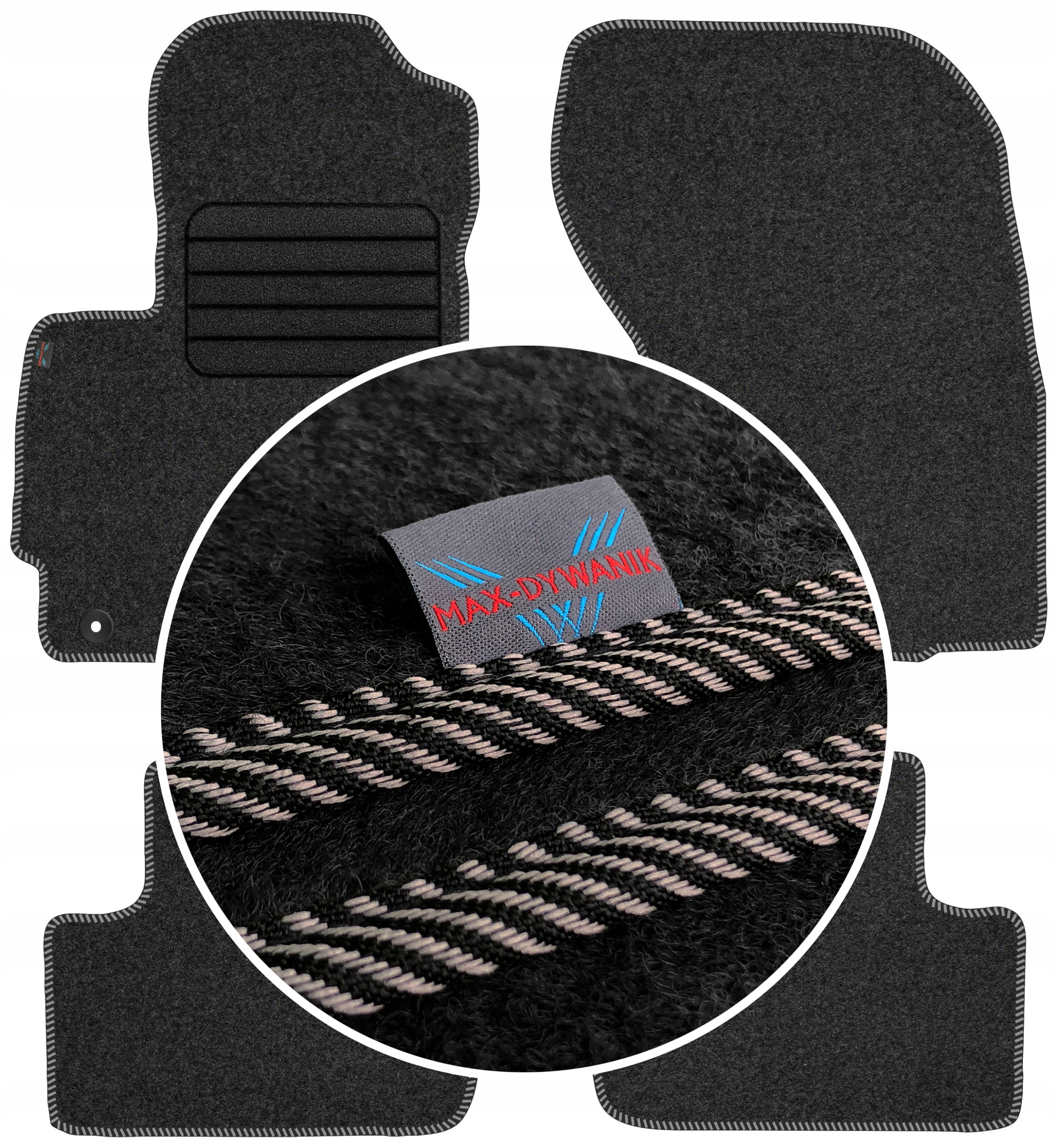 

Mitsubishi Asx 2010- Wycieraczki welurowe