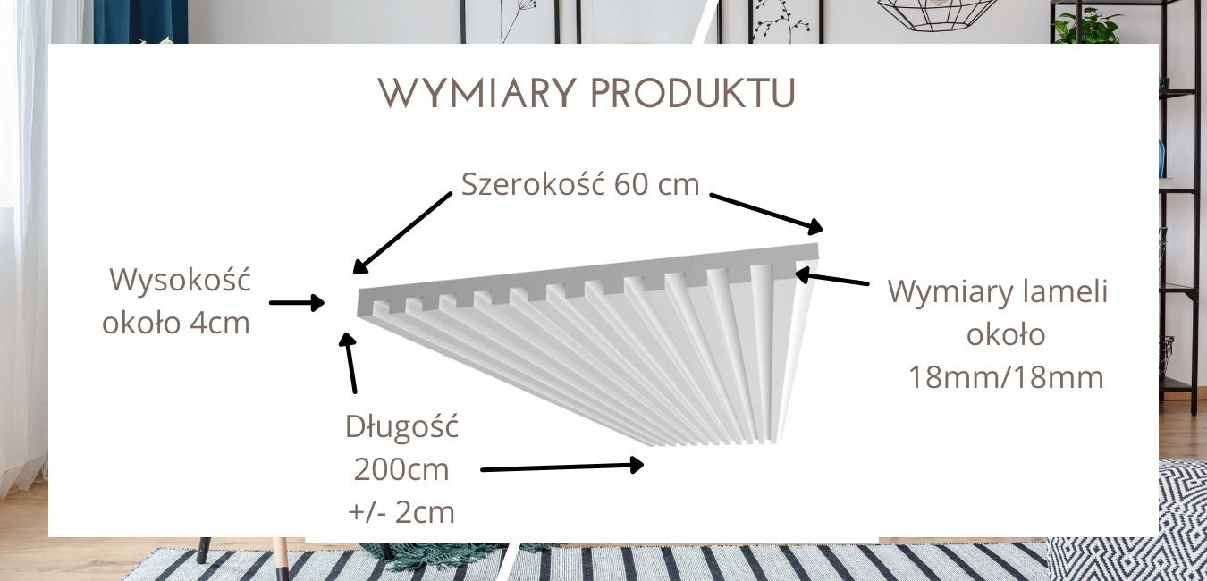 Panel - Lamel Sufitowy 3D XPS Modern 6 60/200 Kod producenta Panel Sufitowy Lamel Sufitowy 3D Modern