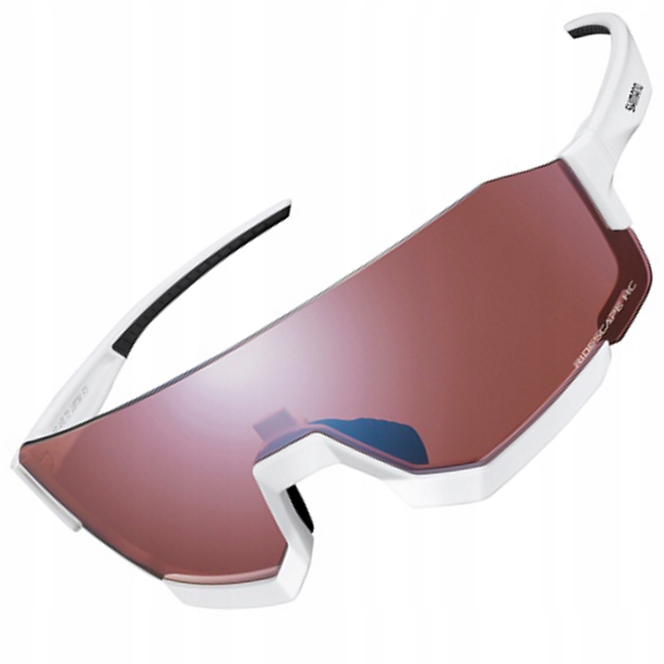 Okulary Rowerowe Shimano ARLT2 Aerolite Ridescape Wysoki Kontrast Białe