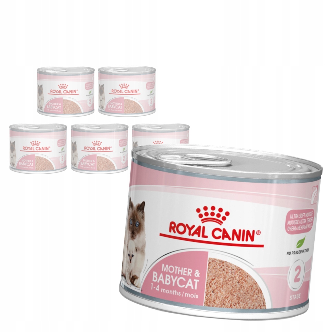Levně Royal Canin Mother&Babycat Instinctive Mousse 6x195g Krmivo krmivo pro koťata