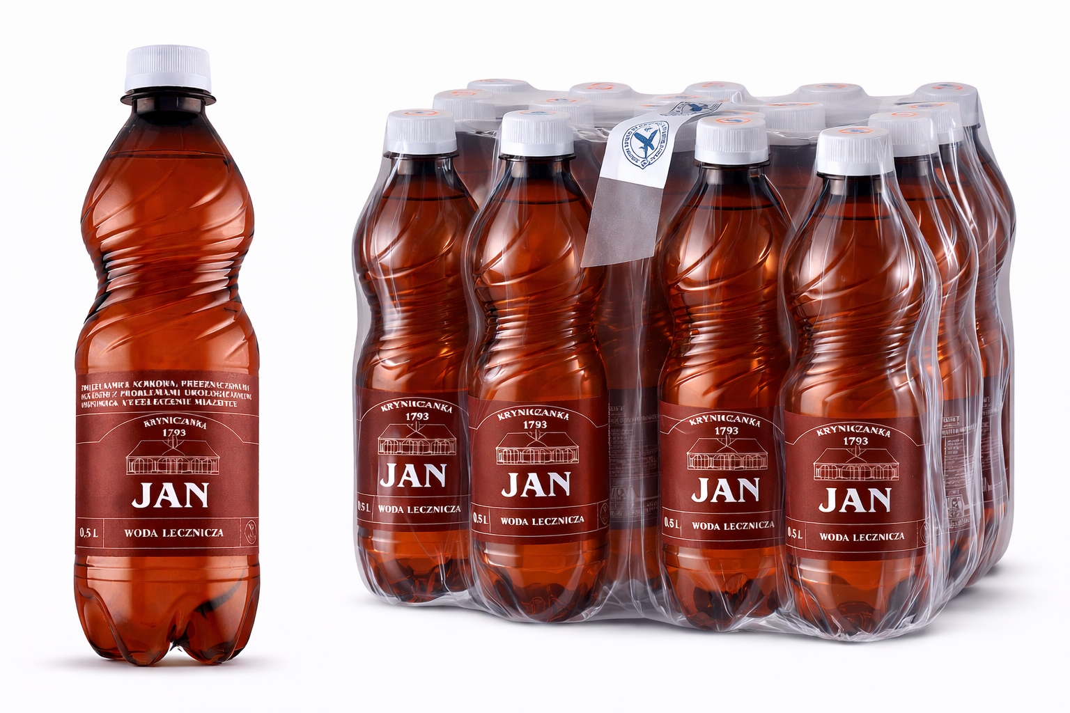 Jan Přírodní čistící voda 0,5 l x 12 kusů