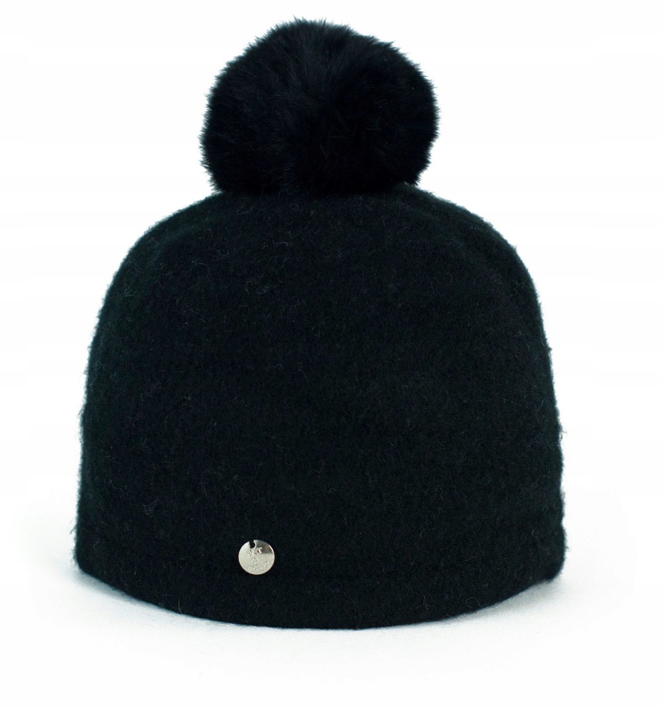 

Szaleo wełniana Czapka i króliczy pompon cz15330-3