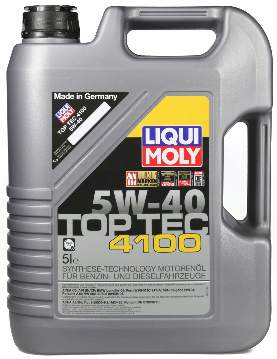 Liqui Moly Top Tec 4100 5W40 5L 9511