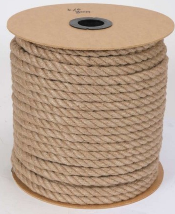 Jutová Šňůra S Ozdobným Provázkem Na Cívce 18 MM 50 M Vorel