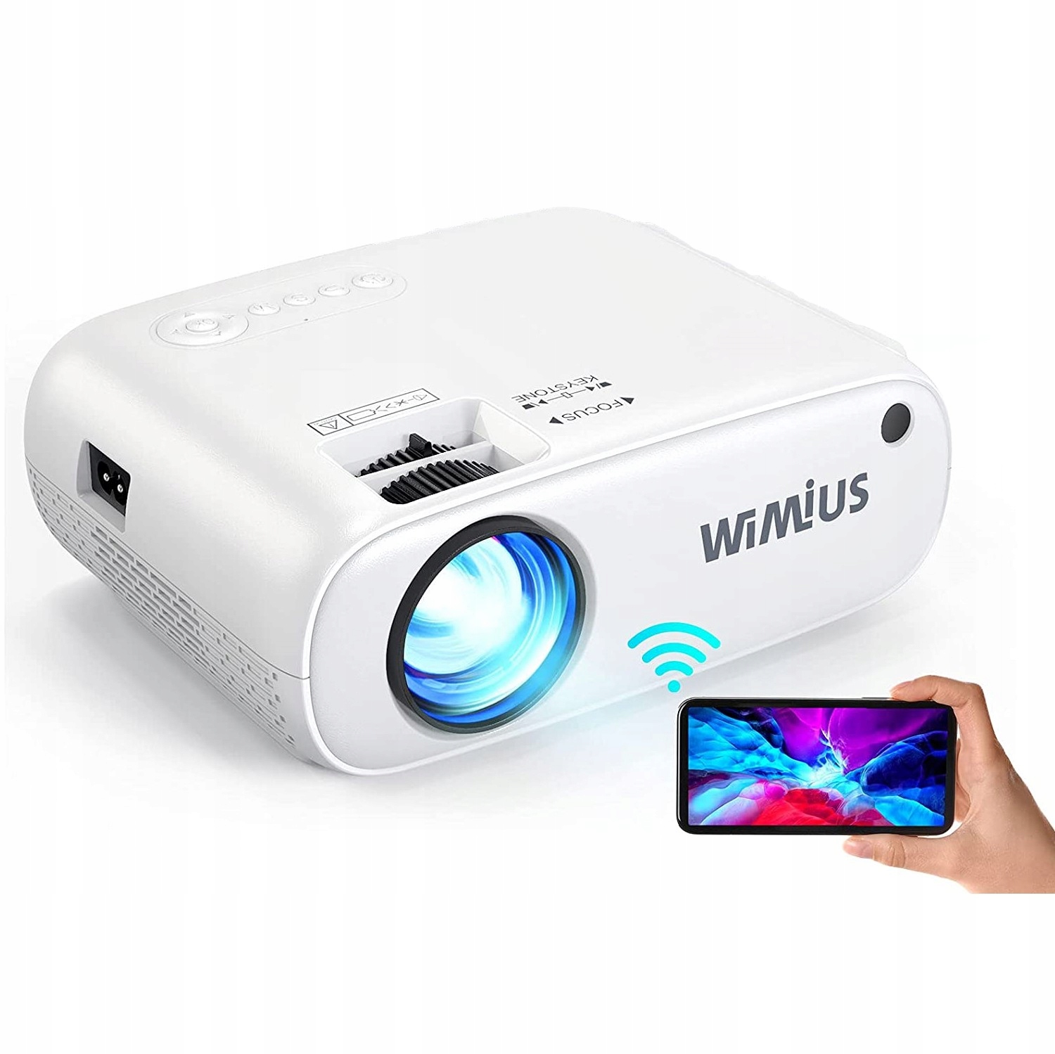 17733i22 LCD projektor WiMiUS W2 bílý