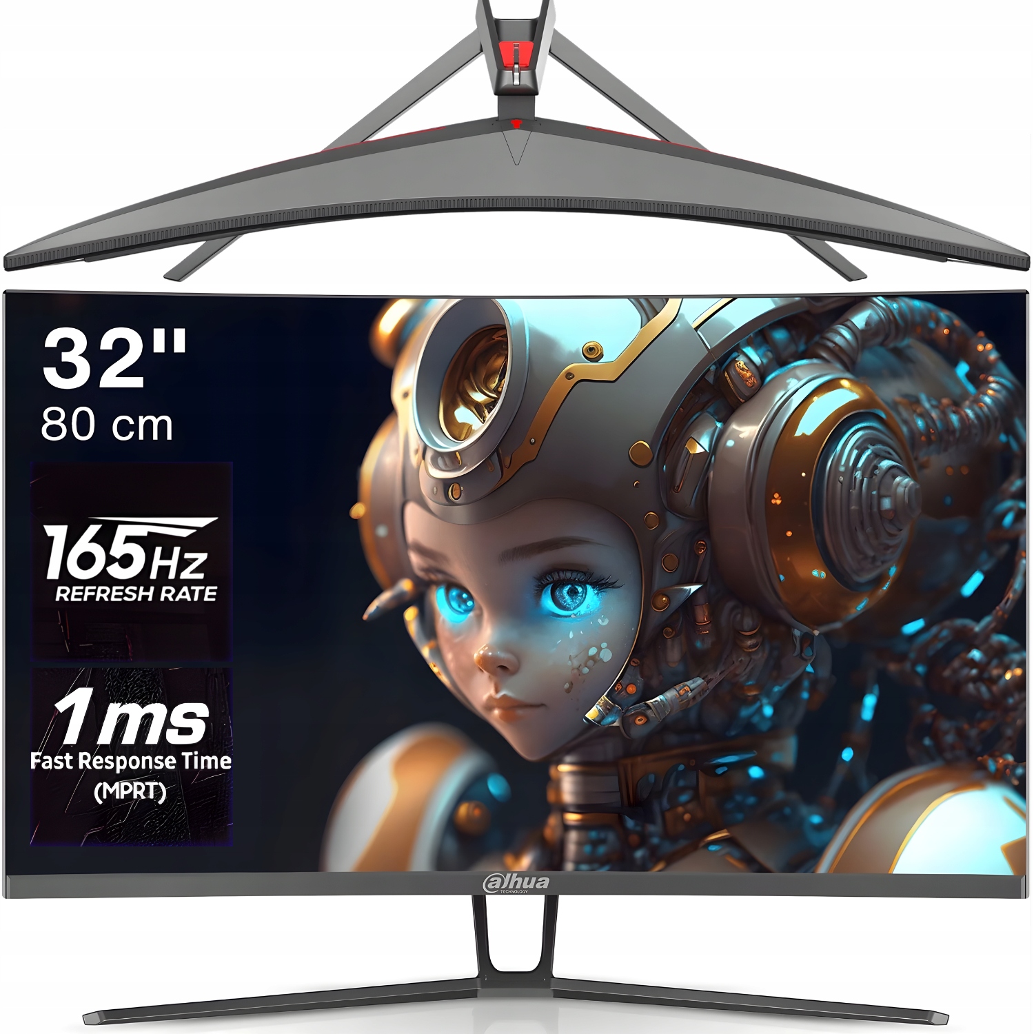 Herný monitor zakrivený Led Dahua 32 palcov 165 Hz 1MS Dp Hdmi Va