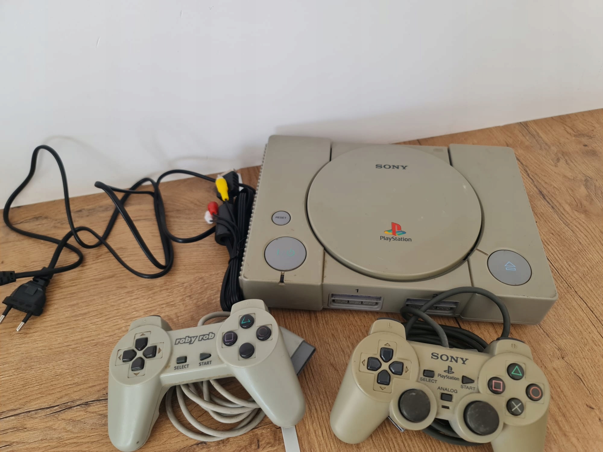PSX PS1 konsola pudełko zestaw Dual Shock