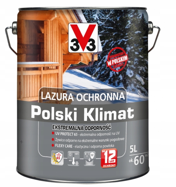 Lazura V33 Poľský Klíma 12 rokov 5 L Extrémna