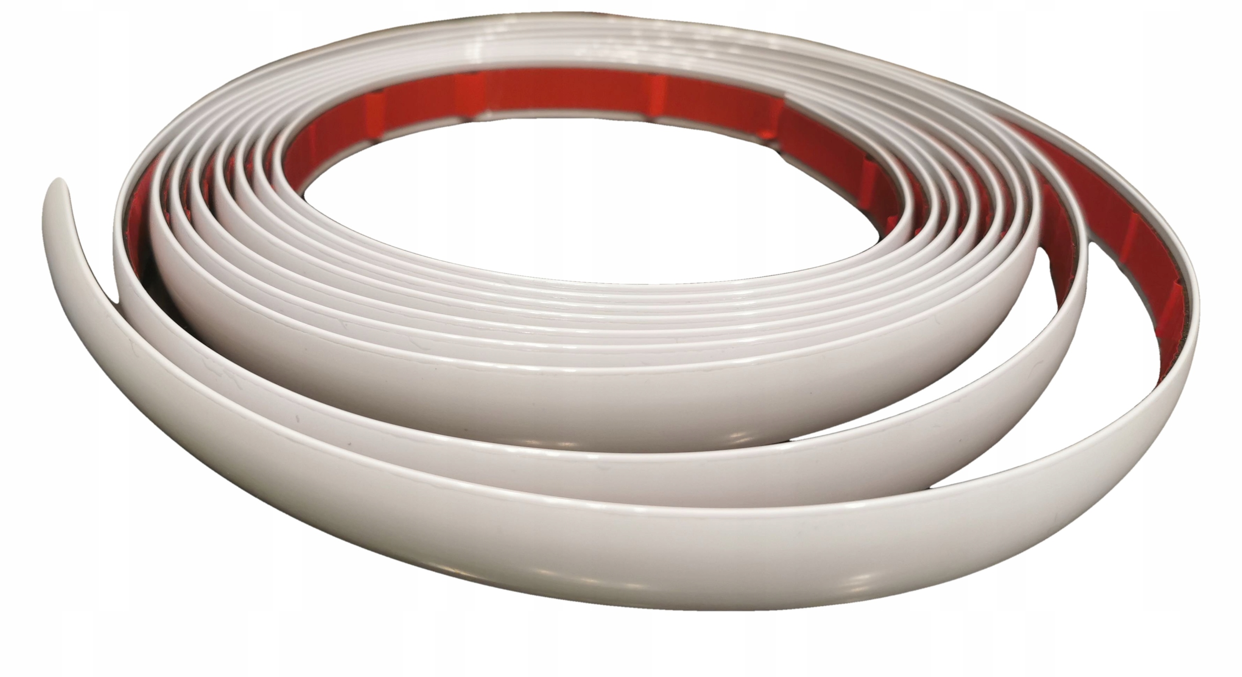 

Listwa Ozdobna Taśma biała szara 12 mm 8m