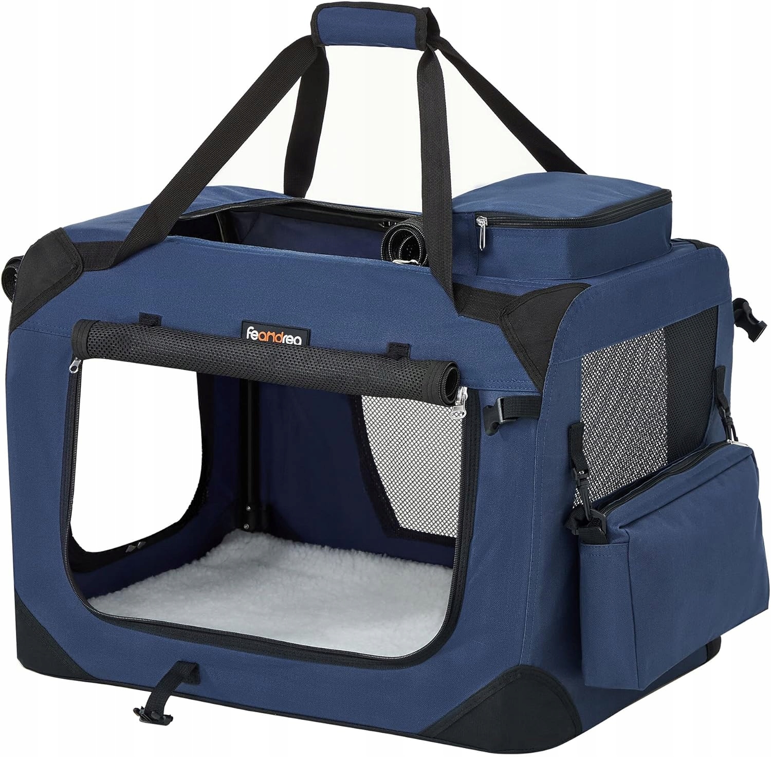 Levně Přepravka Do Auta Komfortní Skládací Nosítko Pro Psa 50X35