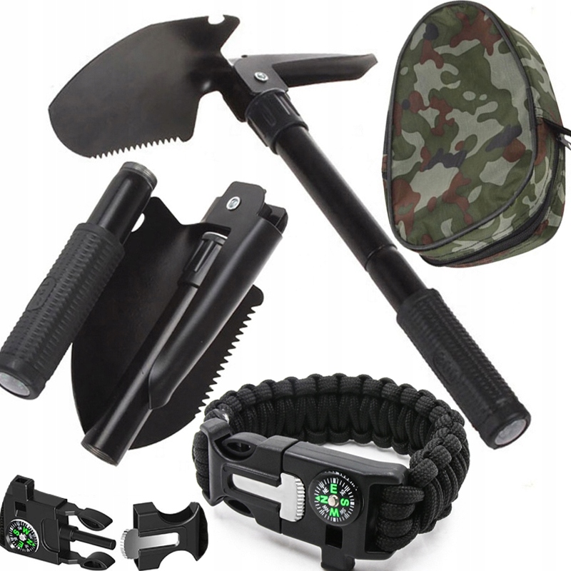 

Saperka Wojskowa Survival Niezbędnik Bransoletka