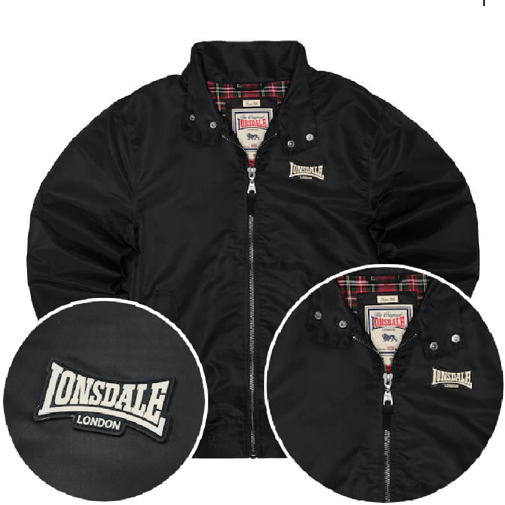 Kurtka Harringtonka Lonsdale London Harrington Akeld Kratka z Punch_L