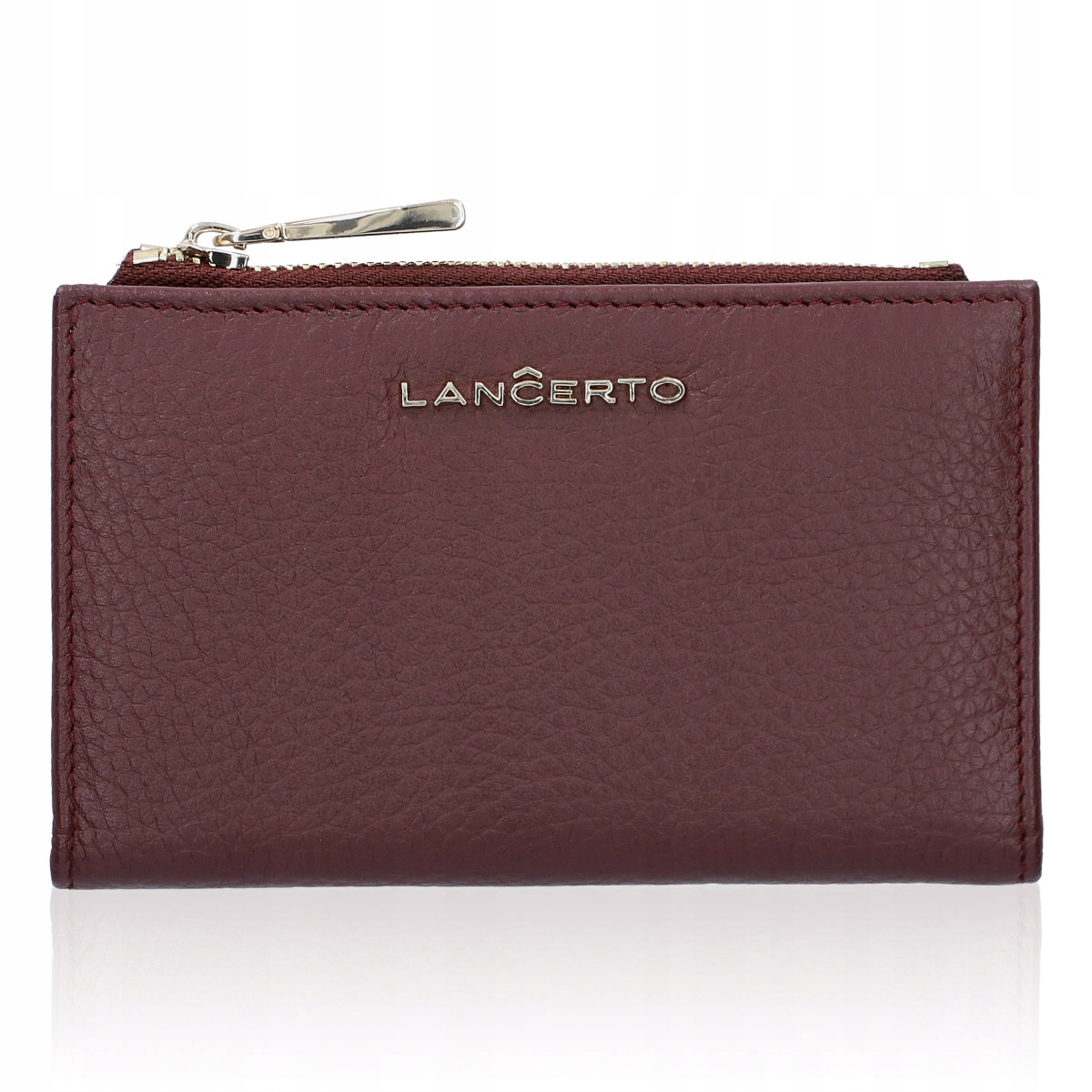 

Portfel Damski Slim Kopertówka Burgund Lancerto 9