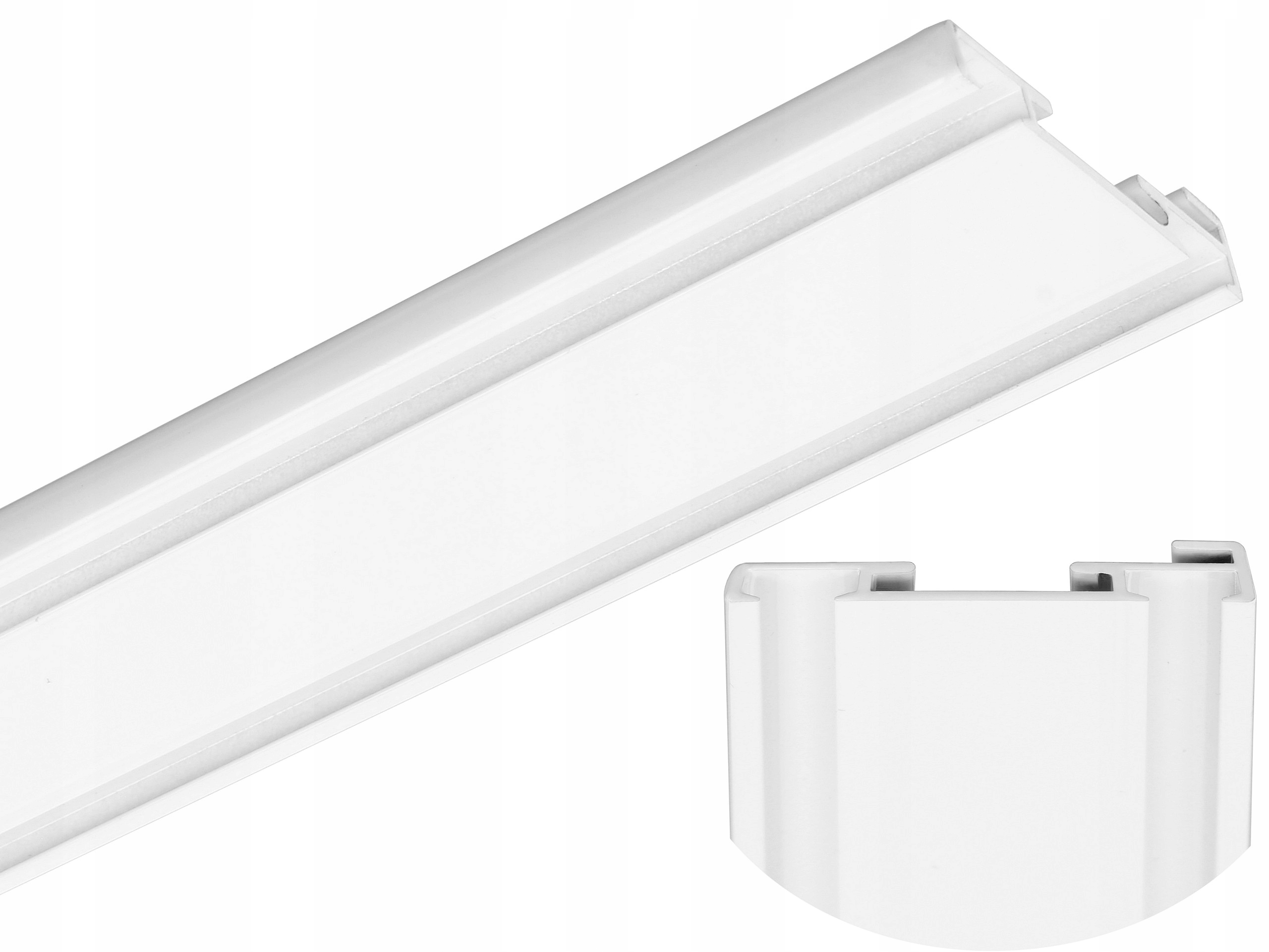 Profil SZYNA SUFITOWA do karnisza ALU SLIM 150 cm