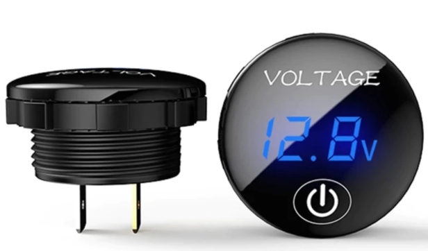 Woltomierz DC LED 5-48V wskaźnik ON/OFF dotykowy Model C691 N