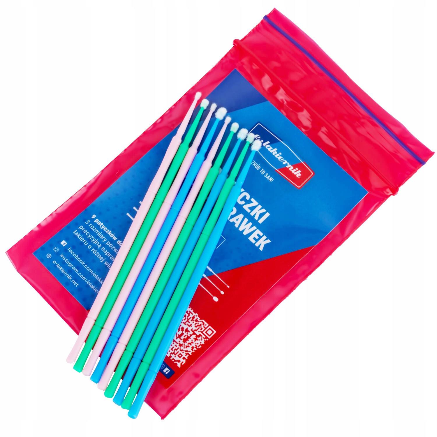 Patyczki do Zaprawek Zaprawkowe 9szt. 3 rozmiary e-lakiernik