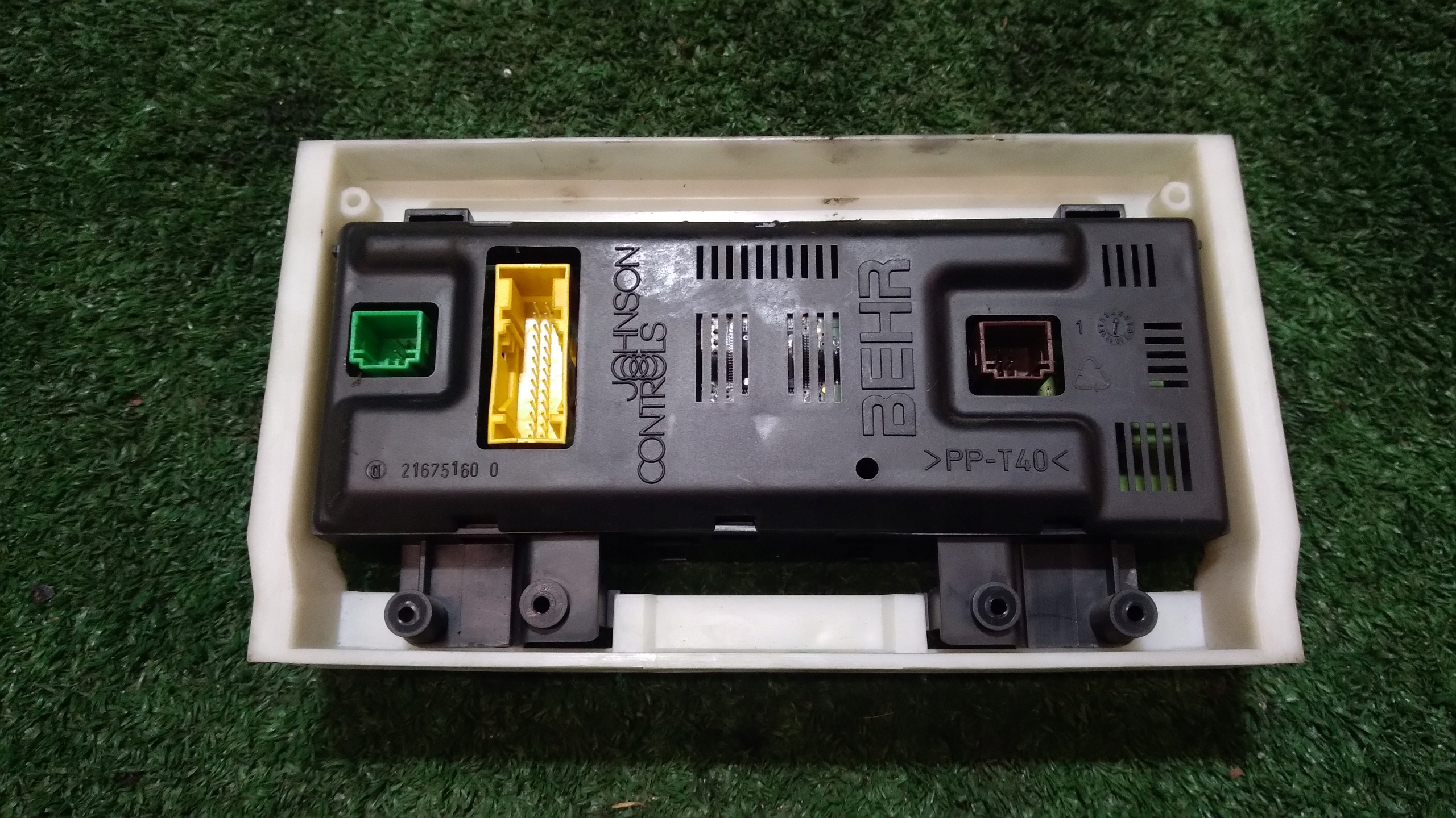 control panel air conditioning devices PEUGEOT 307 9646627977