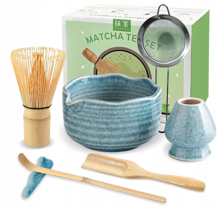 Jber Sada na čaj Matcha 7 Ks Miska s výlevkou Keramika Chasen