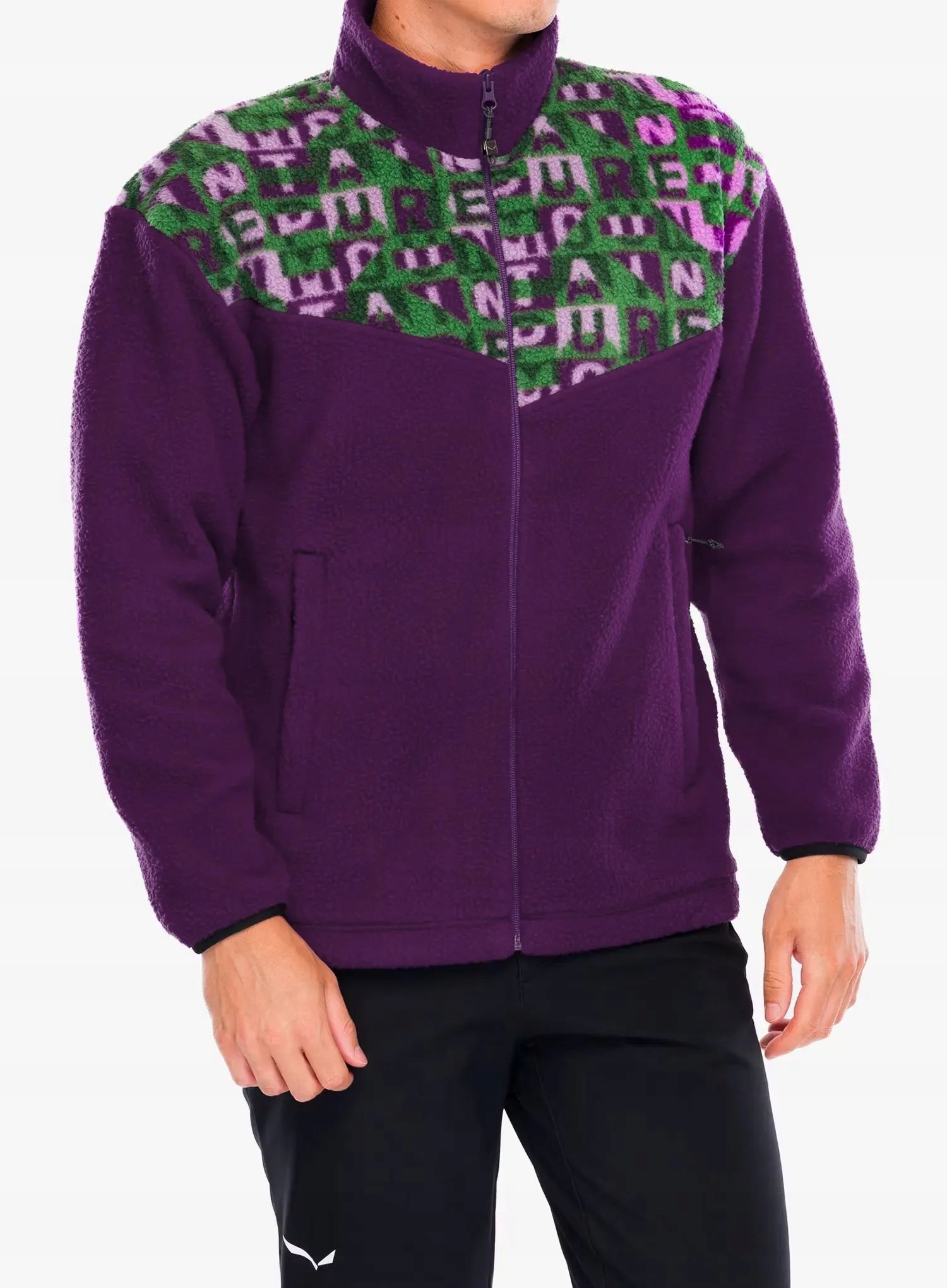 Fleecová bunda Salewa Eagle Anniversary Fz Jacket plum L