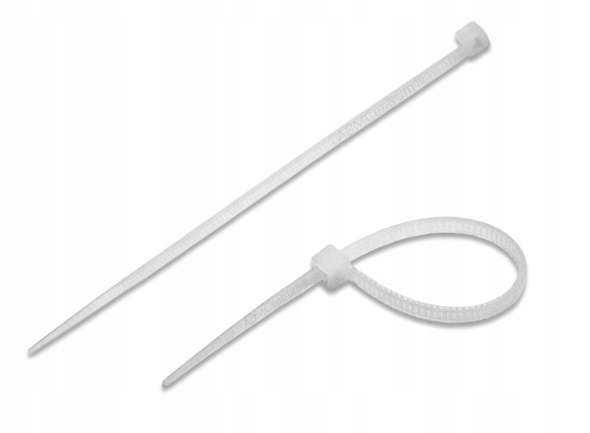 OPASKI ZACISKOWE 300x3,6mm 100szt OBEJMY KABLOWE Długość 300 mm