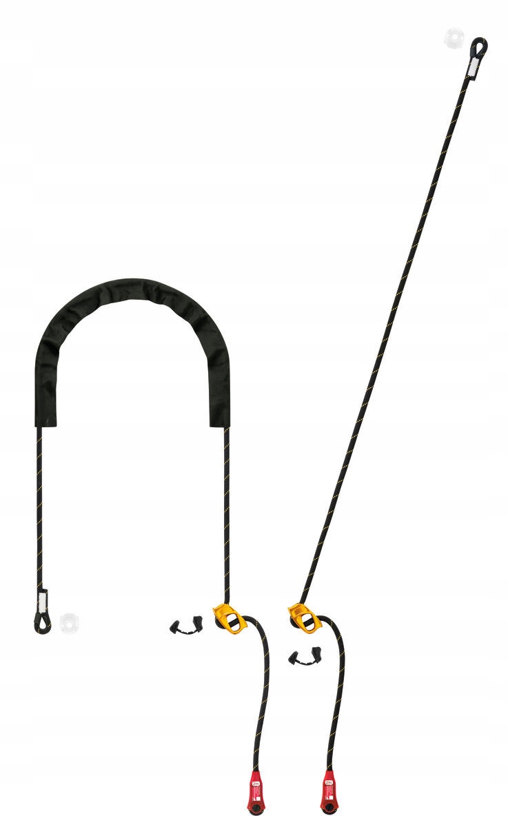 Petzl Progress Adjust-I 3m šňůrka na krk L044BA02 černá