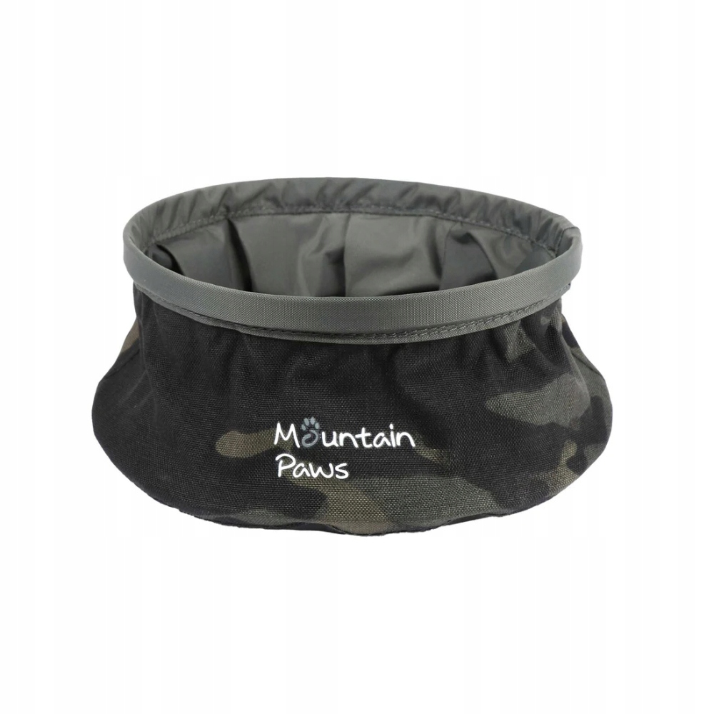 Skládací turistická miska na vodu pro psa Mountain Paws Camo