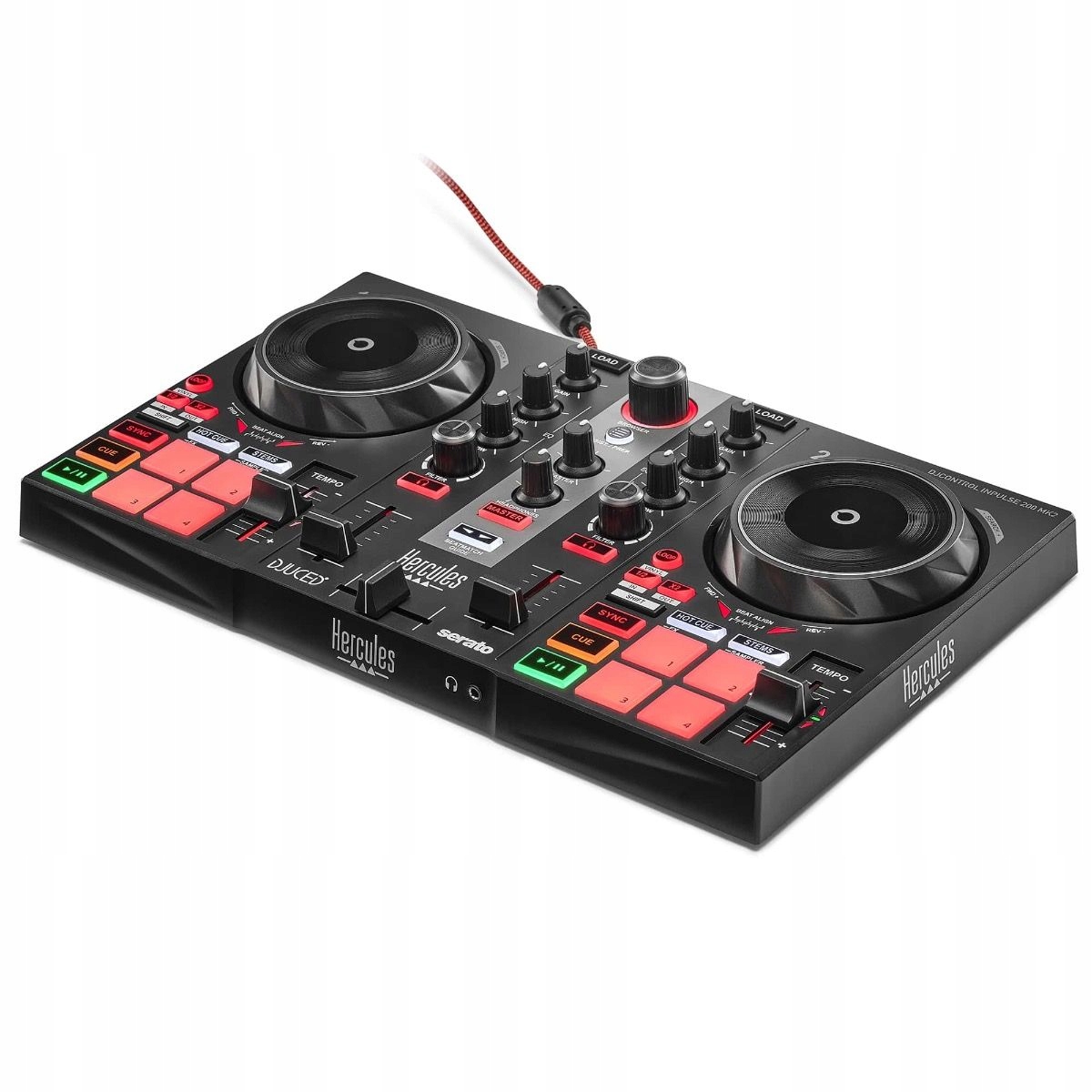 Hercules Dj Control Kontroler Mikser Dj Inpulse 200 MK2 do nauki miksowania