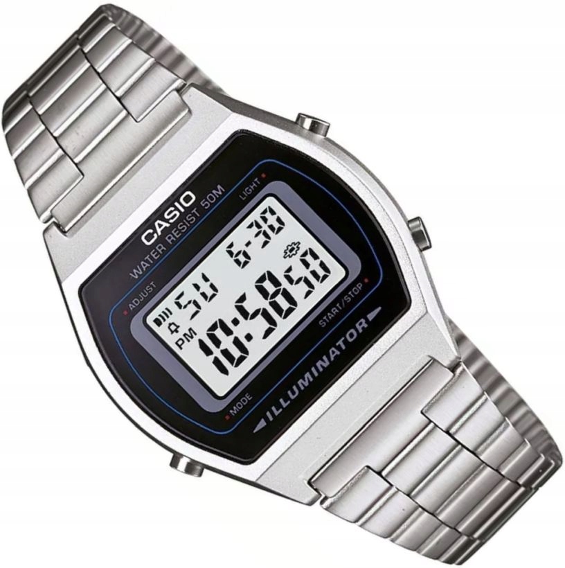 Retro Klasik! Módní Digitální Hodinky Casio B640WD-1AVEF Sport Led Box 35 mm