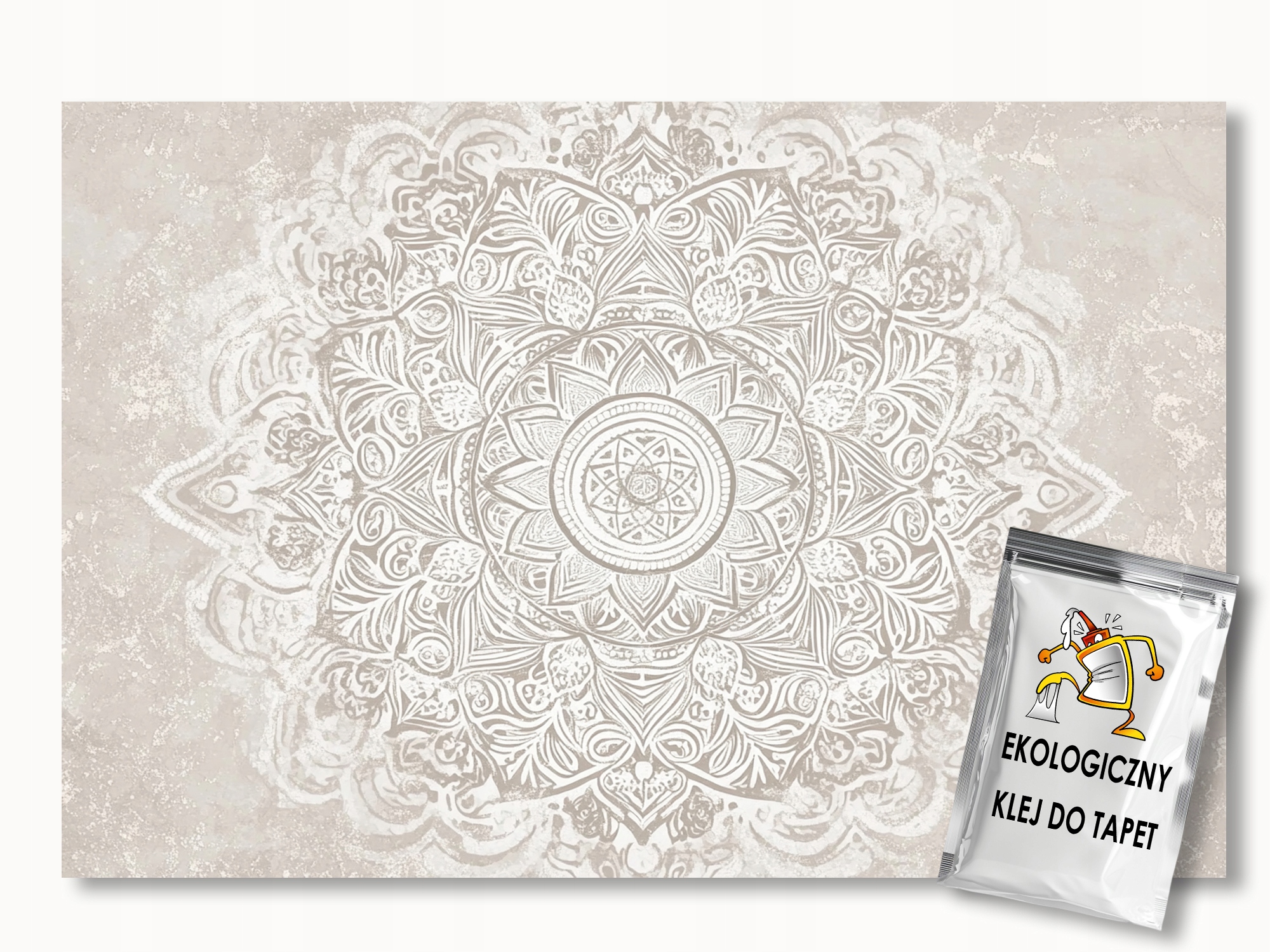 Fototapeta Flizelina Grafika Mandala Rozeta Harmonia Boho 400x280 110g