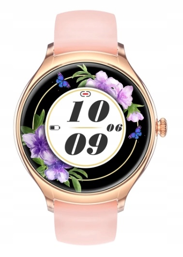 ELEGANCKI SMARTWATCH DAMSKI złoty ZEGAREK POLSKIE menu ROZMOWY DLA KOBIETY Rodzaj cyfrowe