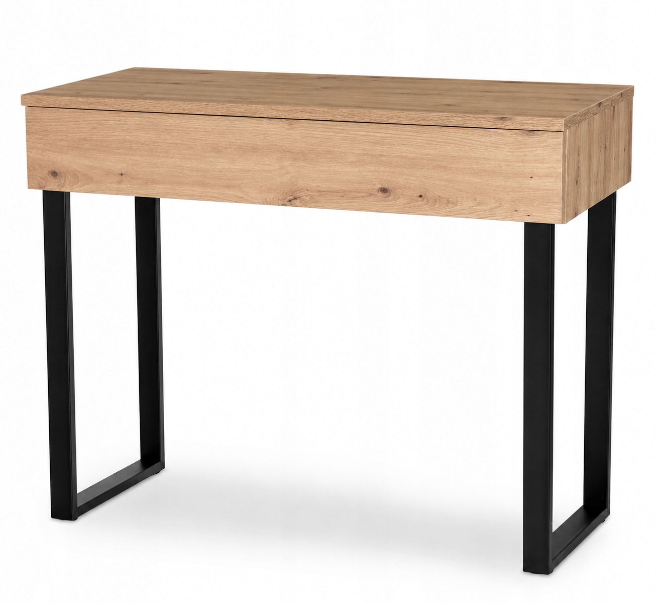 Toaletná Konzola Voga 90 Dub Artisan Kov Čierny U 90 CM