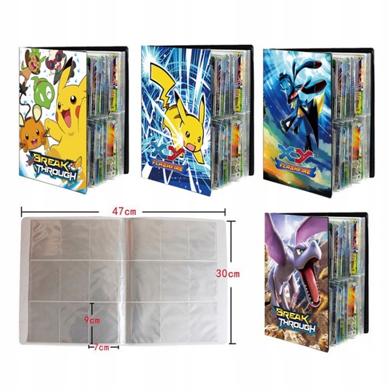 

Duży Album Karty Pokemon Na 432 Karty 3D