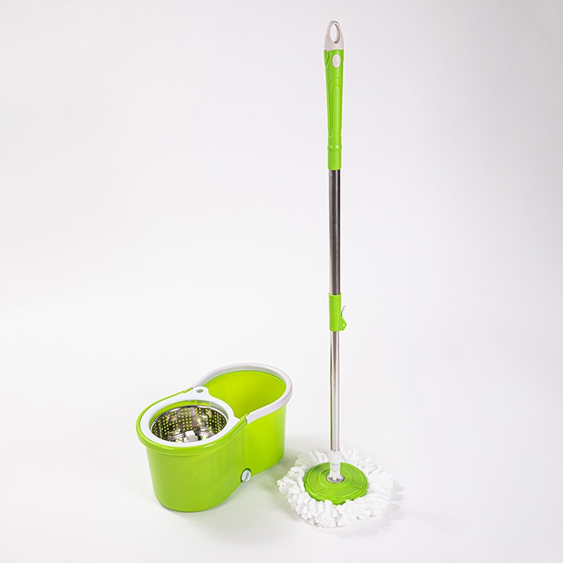 MAGICZNY MOP Obrotowy + 2 WKŁADY WIADRO WYCISKACZ Kolor zielony