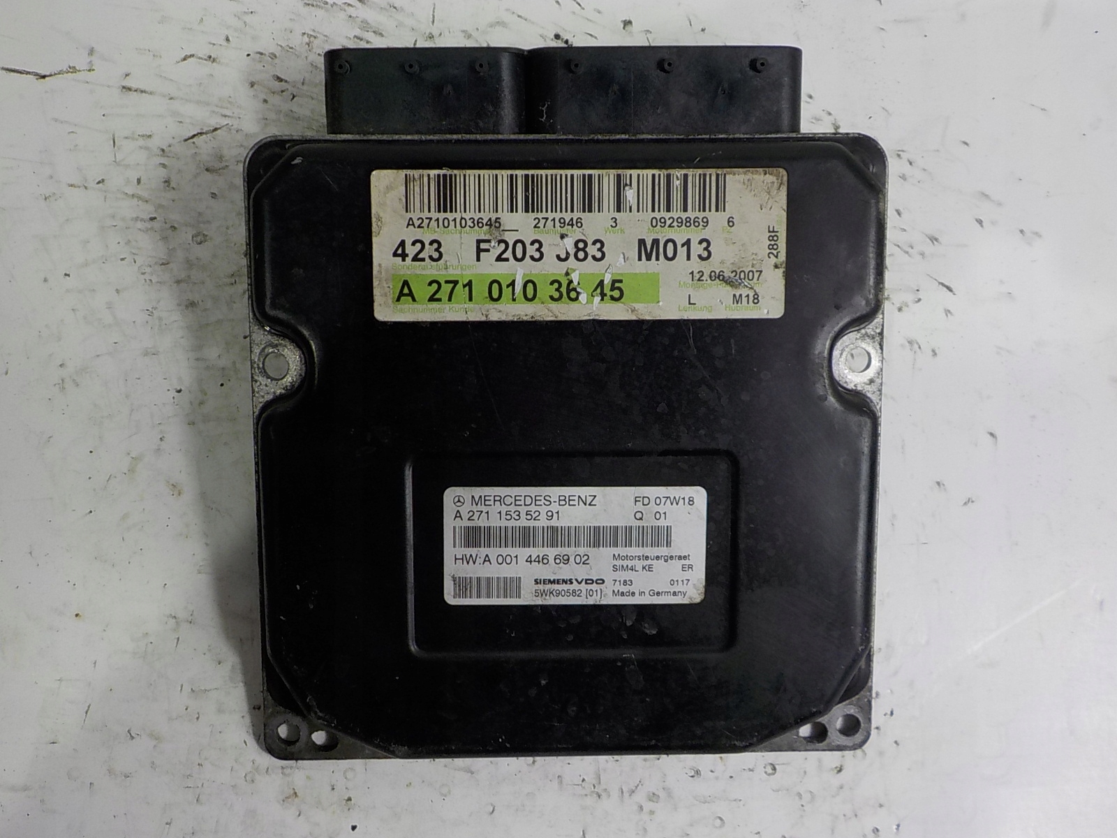 MERCEDES Computer Bedienteil A2711535291 5WK90582