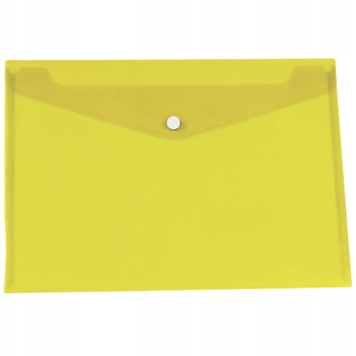 KOPERTA A4 TECZKA KOPERTOWA NA ZATRZASK NAPĘ ZAMYKANA PP ŻÓŁTA TETIS