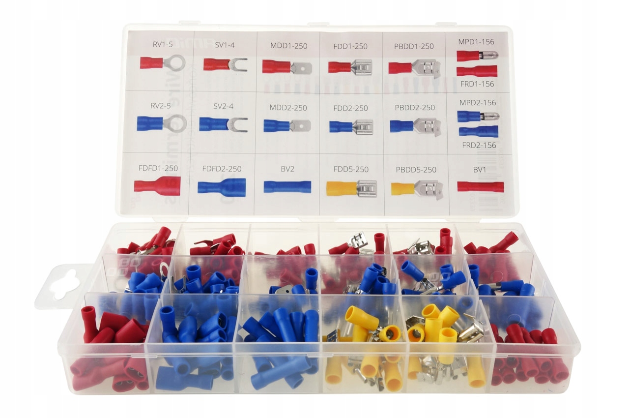 KOŃCÓWKI DO PRZEWODÓW KONEKTORY ELEKTRYCZNE ZACISK