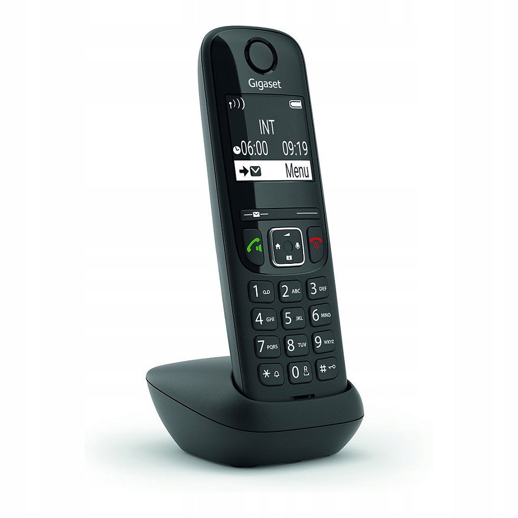 Gigaset AS690 Hx czarny telefon bezprzewodowy