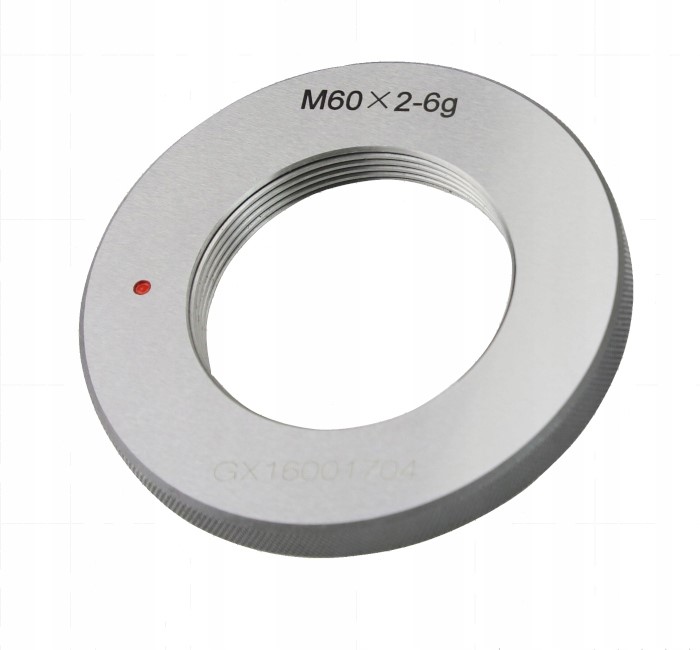 SPRAWDZIAN PIERŚCIENIOWY MSRk - M62 x 1,5 - 6g + KALIBRACJA (ENG/GER)