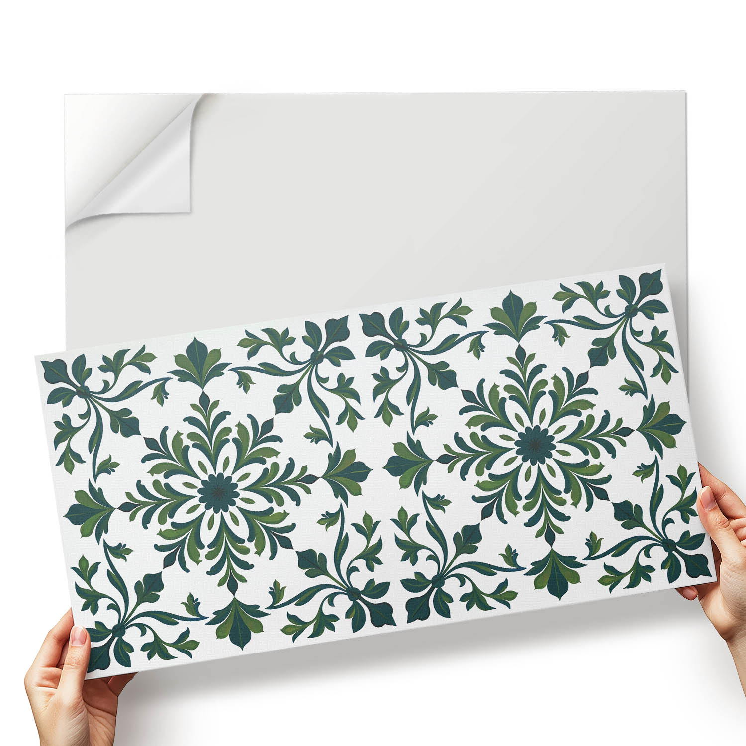 Vinylové dlaždice Samolepící ornamenty s rostlinným motivem 6x60x30 cm
